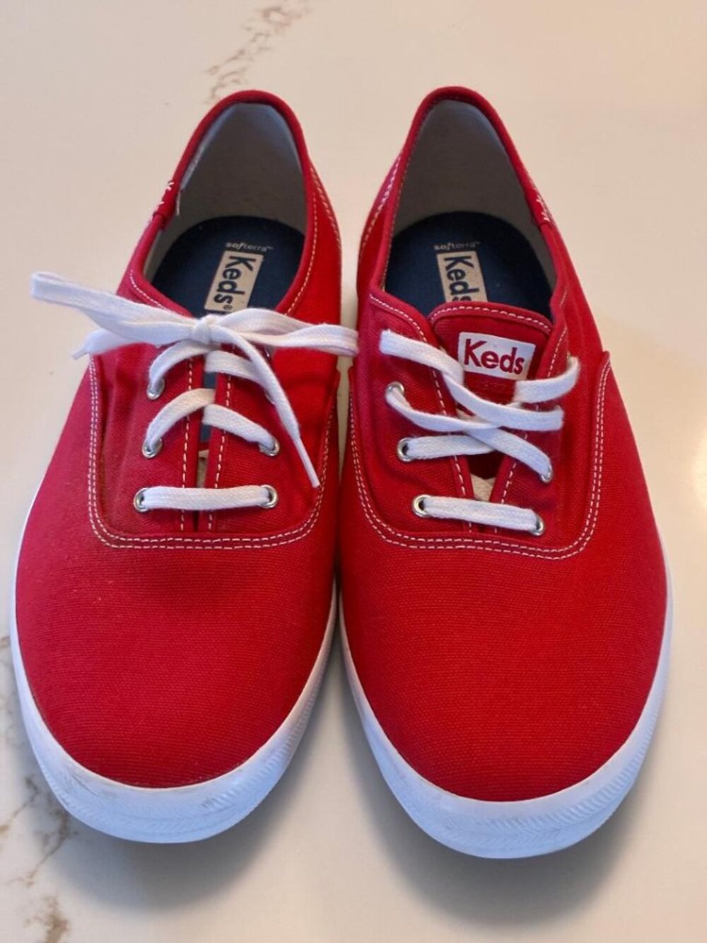 *FANTASTIC* Keds Classic Champion Red Softerra Tennis Shoe 11 M, Women’s